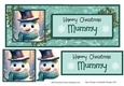 Mummy Christmas Snowman