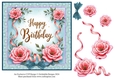 Sweet Blue Rose Birthday