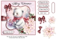 Pastel Baby Bear Merry Christmas 2