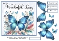 Wonderful Day Blue Butterfly