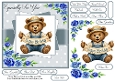A Bearly Great Day Blue