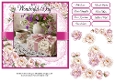 Coffee & Gift Floral Birthday