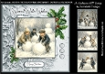 Vintage Snowman Buiding