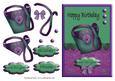 Happy Birthday Handbag Elegance Card Front