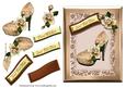 Elegant Lace Shoe Card Front