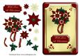 Gold & Red Christmas Card Front