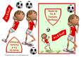 Footballer Over the Edge Card Front