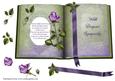Open Book Lilac Sympathy Topper
