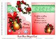 Good Cheer Shaped Card