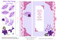 Pink & Lilac Overlap Card Front