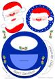 Santa Rocking Card Happy Christmas