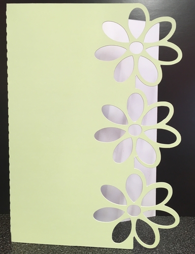 Over The Edge Flower Card #1 With Envelope