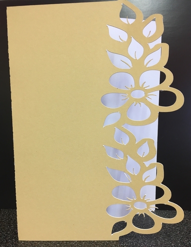 Over The Edge Flower Card #2 With Envelope