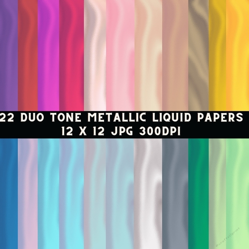 Two Tone Metallic Liquid Papers 22 x 12x12 JPG 300dpi