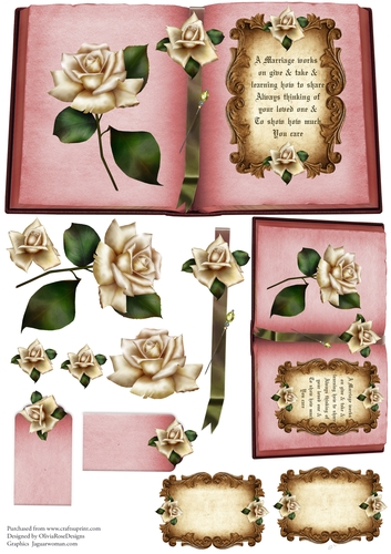 vintage Book Of Roses #4