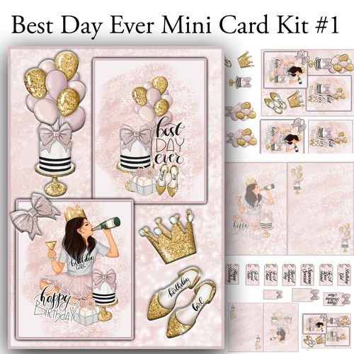 Best Day Ever Mini Card Kit #1