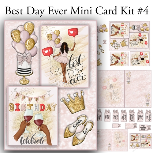 Best Day Ever Mini Card Kit #4
