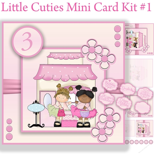 Little Cuties Mini Card Kit #1 7x7