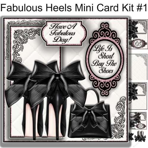 Fabulous Heels Mini Card Kit #1