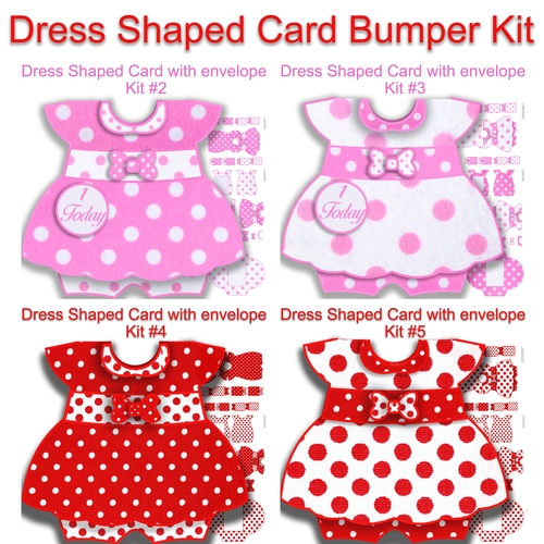 Dress Shaped Bumper kit  with Envelopes