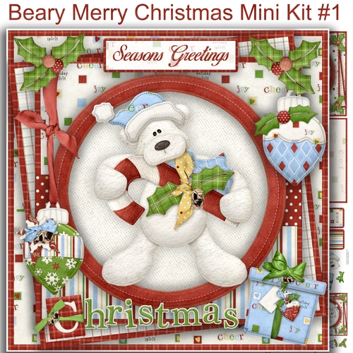 Beary Merry Christmas Mini Kit #1