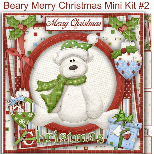 Beary Merry Christmas Mini Kit #2