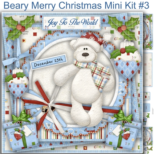 Beary Merry Christmas Mini Kit #3