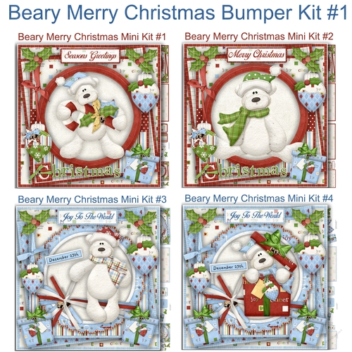 Beary Merry Christmas Bumper Kit #1