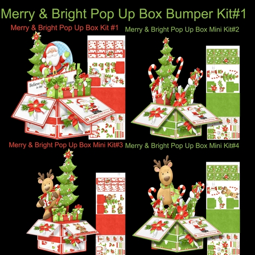 Merry & Bright Pop Up Box Bumper  Kit #1
