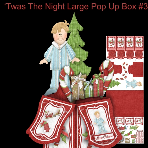 Twas The Night Large pop Up box #3