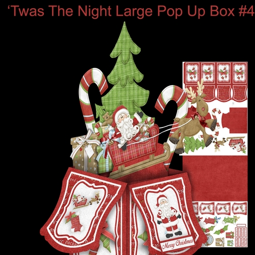 Twas The Night Large pop Up box #4