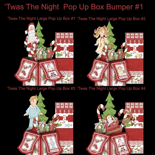 Twas The Night Large pop Up box bumper #1