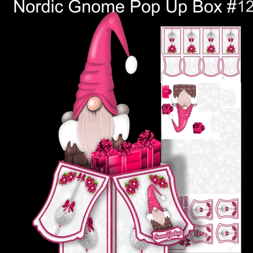 Nordic Gnome Large pop Up box #12