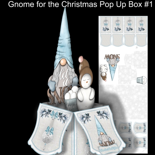 Gnome For Christmas Large pop Up box #1