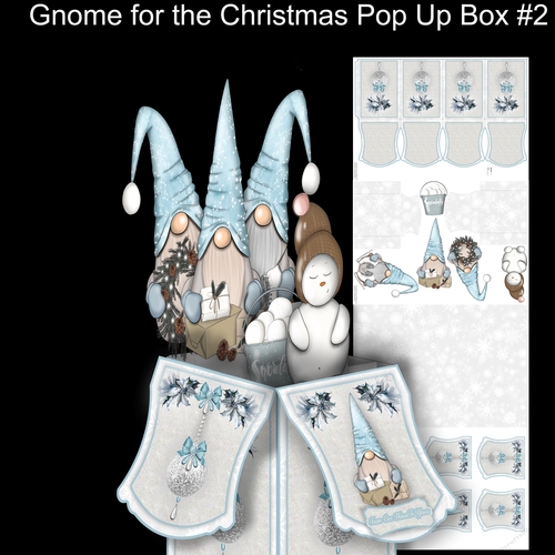 Gnome For Christmas Large pop Up box #2