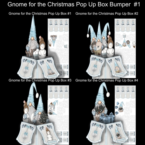 Gnome For Christmas Large pop Up box bumper kit  #1