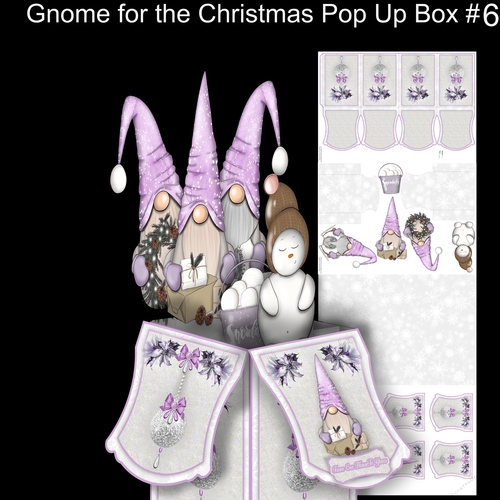 Gnome For Christmas Large pop Up box #6