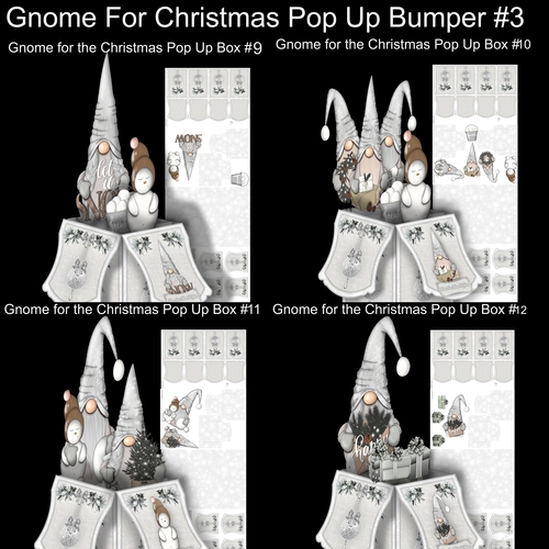 Gnome For Christmas Large pop Up box bumper  #3
