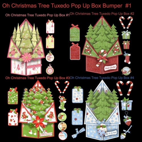 Oh Christmas Tree Tuxedo Pop Up Box Bumper #1