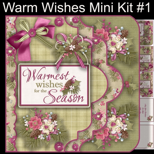 Warm Wishes Pocket Effect Layered Card kit #1