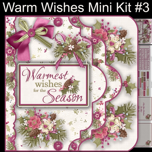 Warm Wishes Pocket Effect Layered Card kit #3