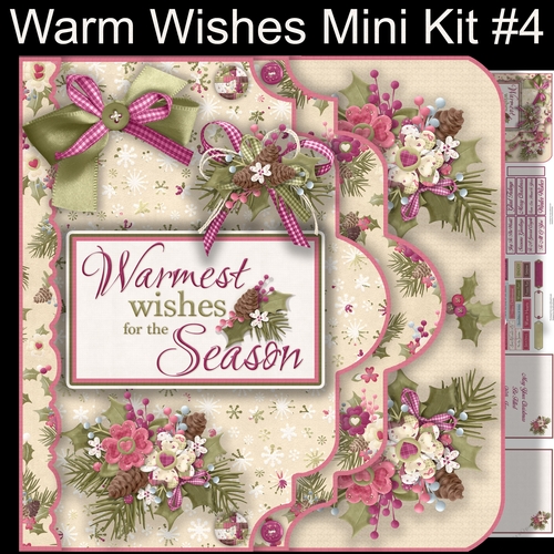 Warm Wishes Pocket Effect Layered Card kit #4