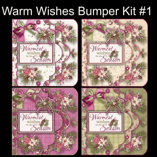 Warm Wishes Pocket Effect Layered Card Bumper kit #1