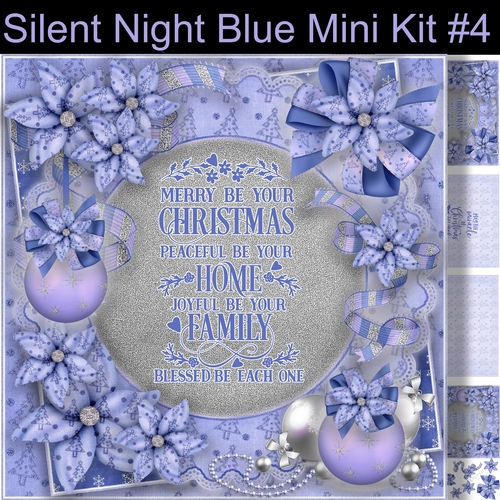 Silent Night (Blue) Mini Kit #4