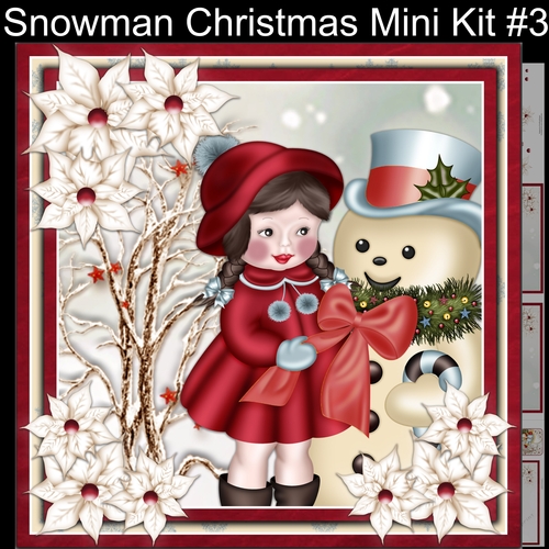 Snowman Christmas Mini Kit #3