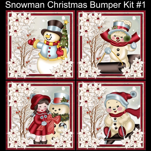 Snowman Christmas Bumper Kit #1