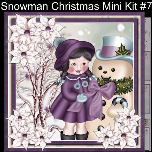 Snowman Christmas Mini Kit #7
