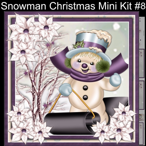 Snowman Christmas Mini Kit #8