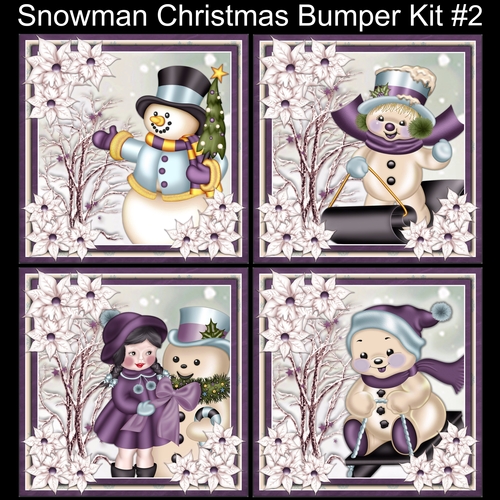 Snowman Christmas Bumper Kit #2
