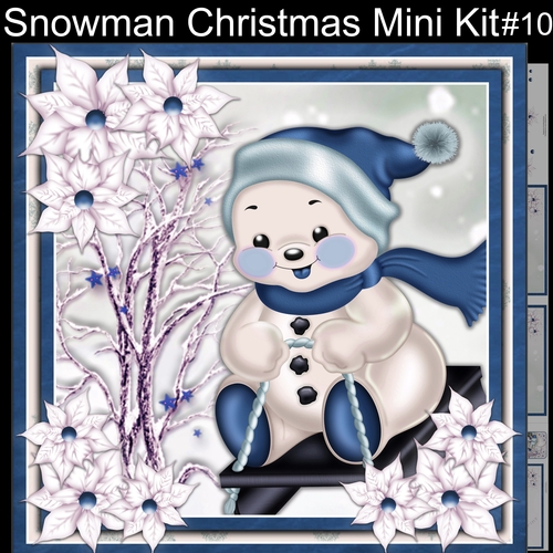 Snowman Christmas Mini Kit #10